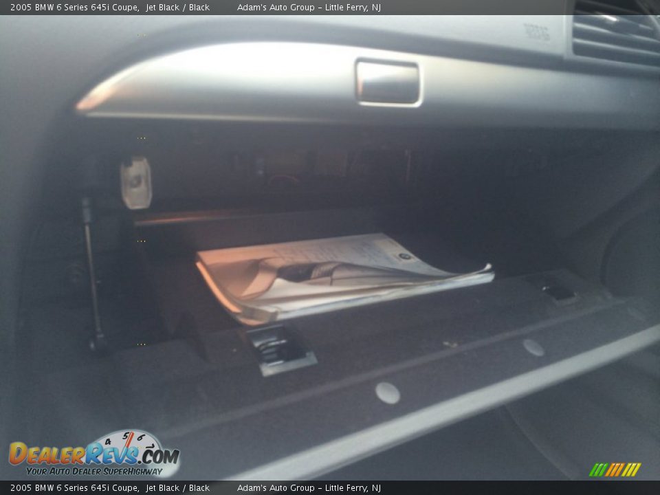 2005 BMW 6 Series 645i Coupe Jet Black / Black Photo #15