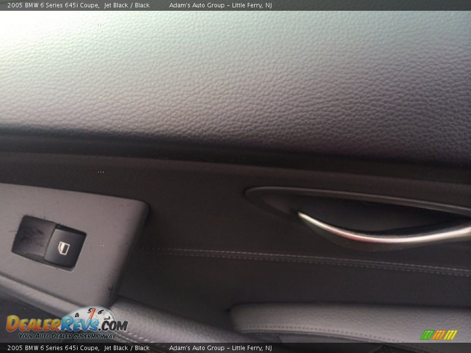 2005 BMW 6 Series 645i Coupe Jet Black / Black Photo #16