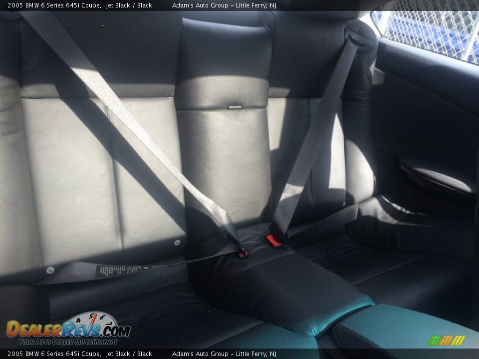 2005 BMW 6 Series 645i Coupe Jet Black / Black Photo #18