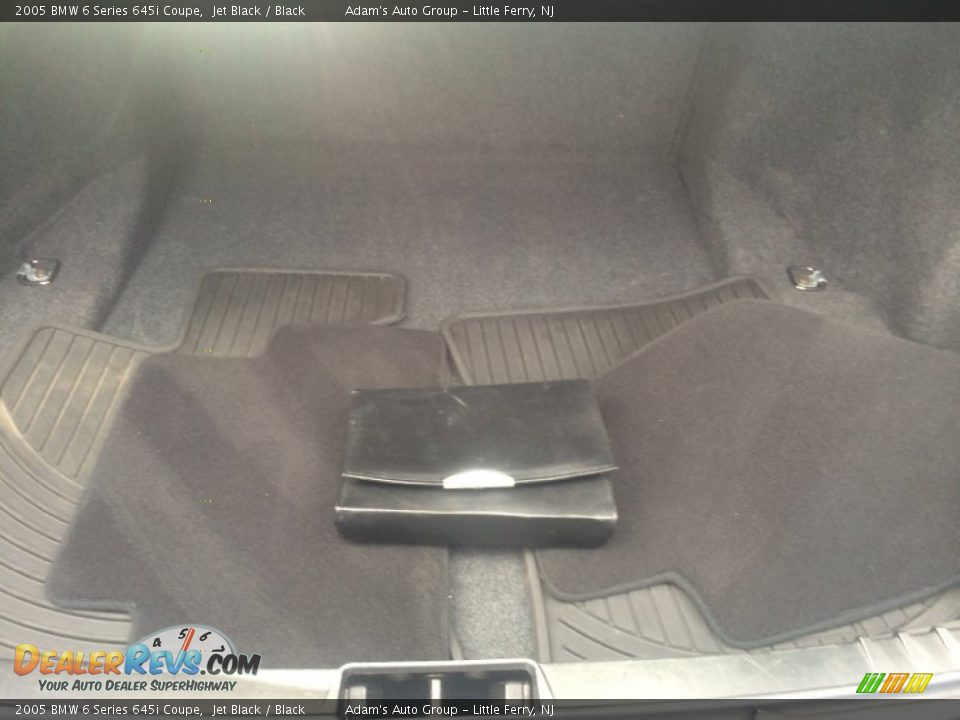 2005 BMW 6 Series 645i Coupe Jet Black / Black Photo #20