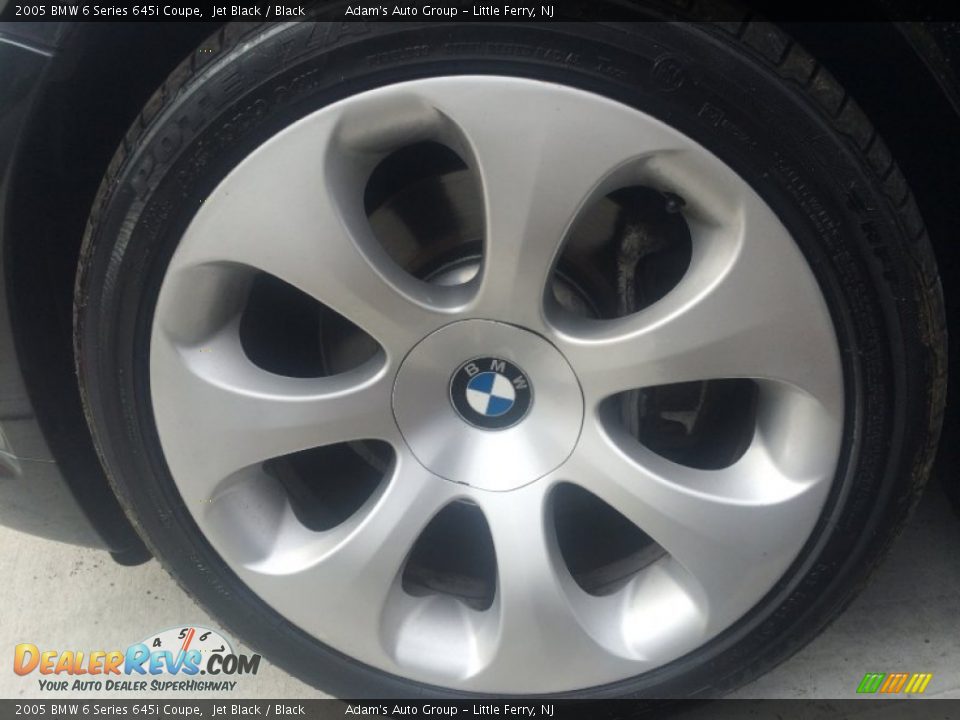 2005 BMW 6 Series 645i Coupe Jet Black / Black Photo #21