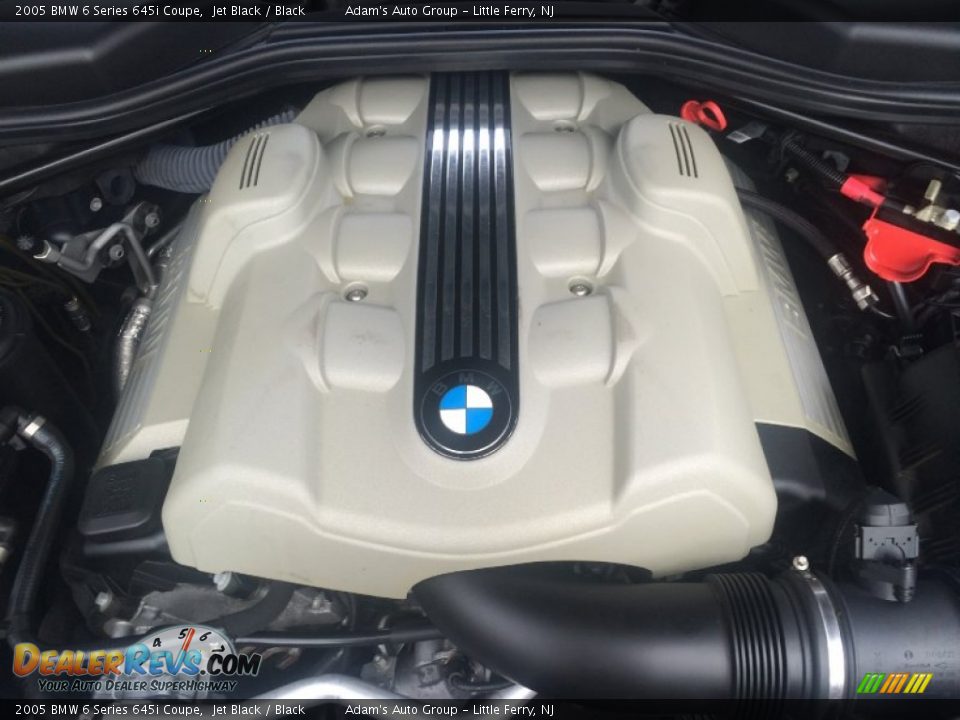 2005 BMW 6 Series 645i Coupe Jet Black / Black Photo #22