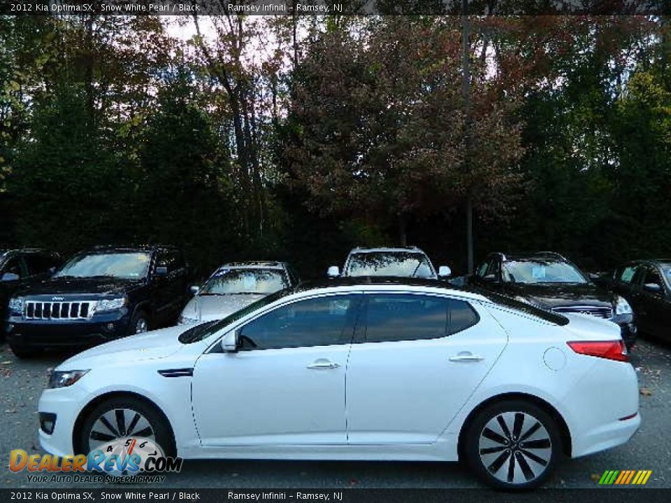 2012 Kia Optima SX Snow White Pearl / Black Photo #2