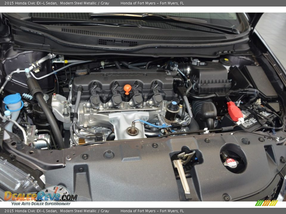 2015 Honda Civic EX-L Sedan 1.8 Liter SOHC 16-Valve i-VTEC 4 Cylinder Engine Photo #27