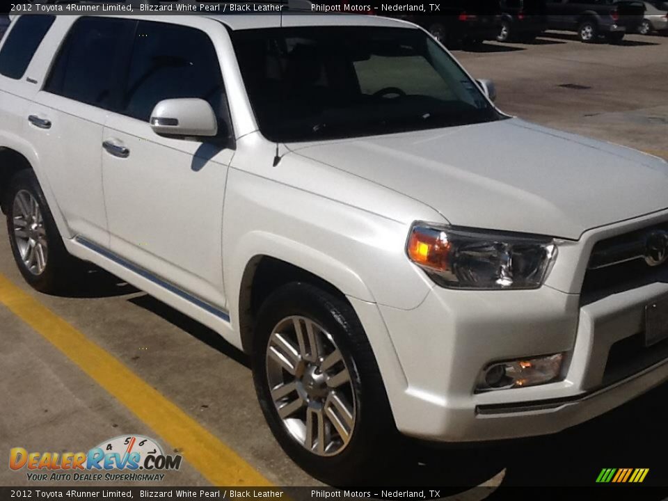 2012 Toyota 4Runner Limited Blizzard White Pearl / Black Leather Photo #2