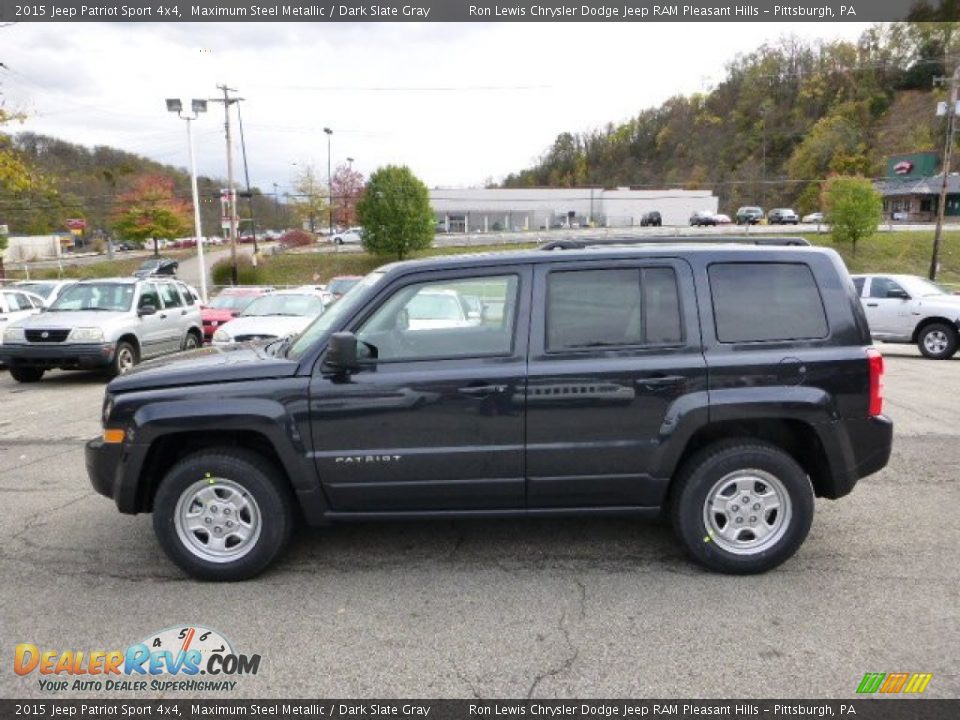 2015 Jeep Patriot Sport 4x4 Maximum Steel Metallic / Dark Slate Gray Photo #2