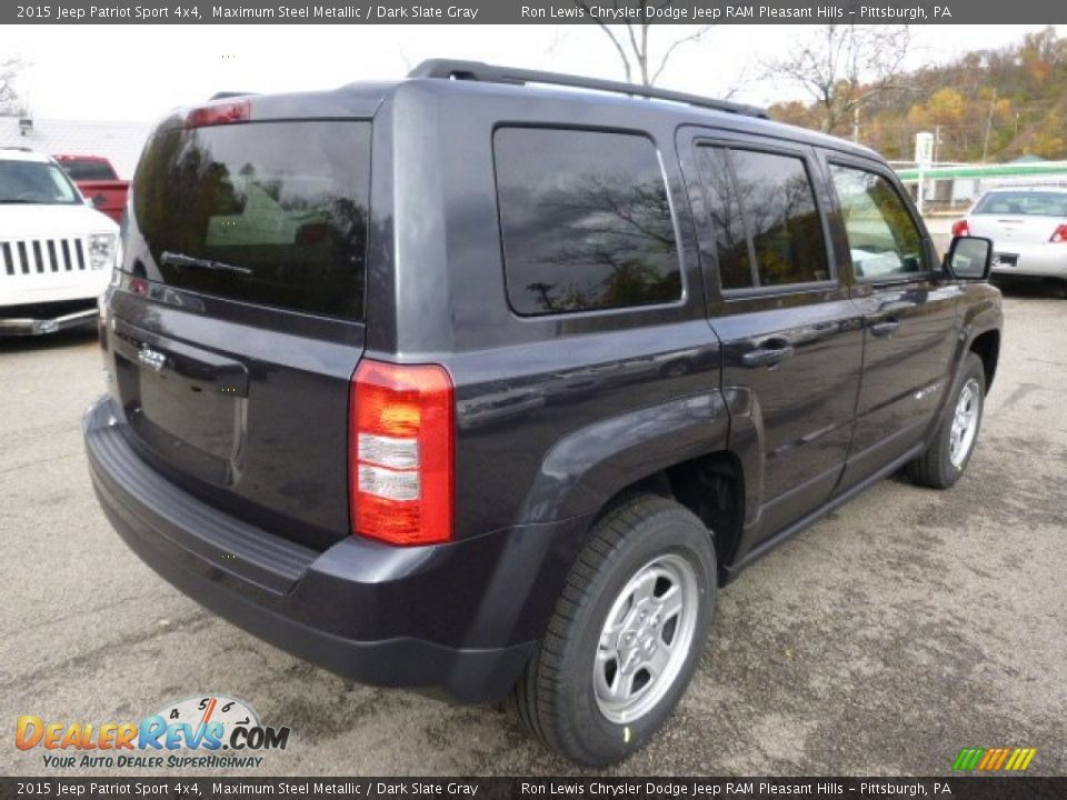 2015 Jeep Patriot Sport 4x4 Maximum Steel Metallic / Dark Slate Gray Photo #5