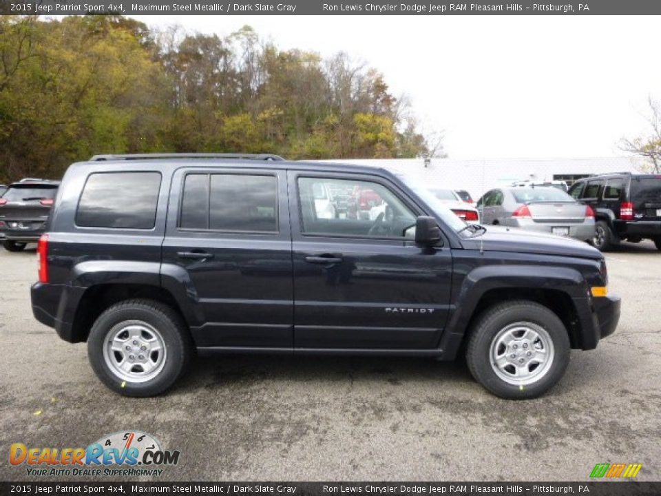 2015 Jeep Patriot Sport 4x4 Maximum Steel Metallic / Dark Slate Gray Photo #6