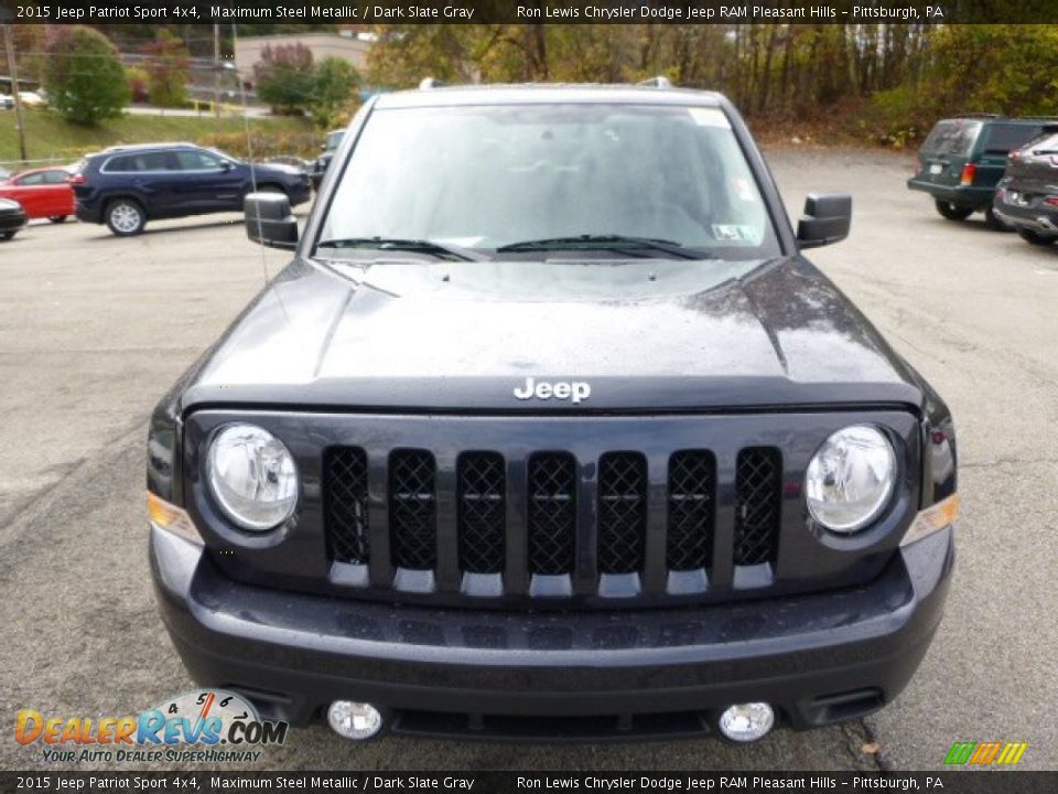 2015 Jeep Patriot Sport 4x4 Maximum Steel Metallic / Dark Slate Gray Photo #8