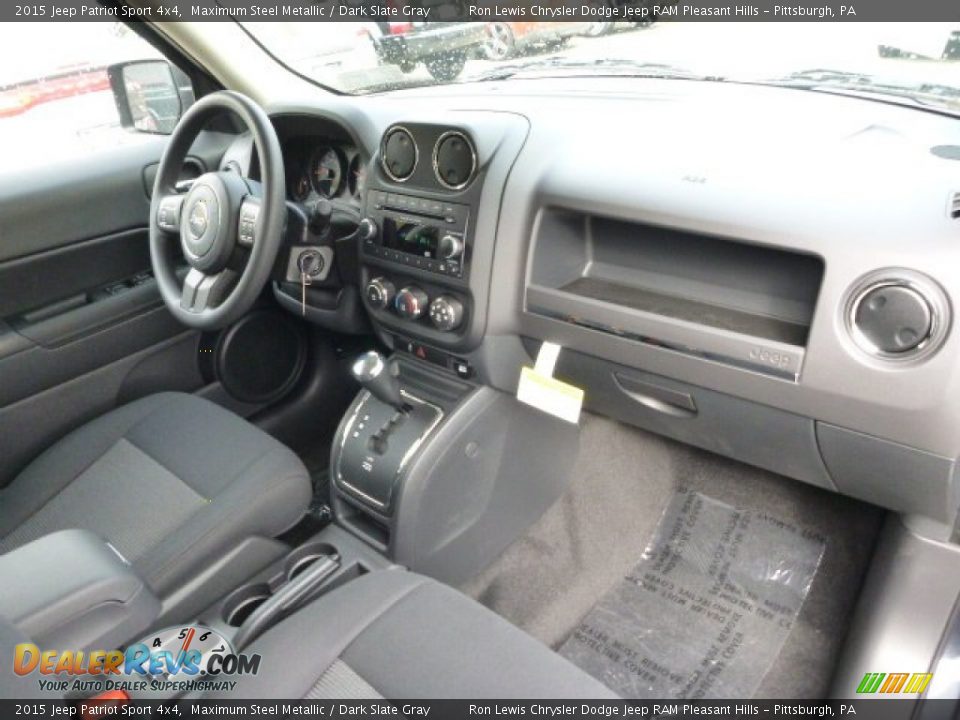 2015 Jeep Patriot Sport 4x4 Maximum Steel Metallic / Dark Slate Gray Photo #11