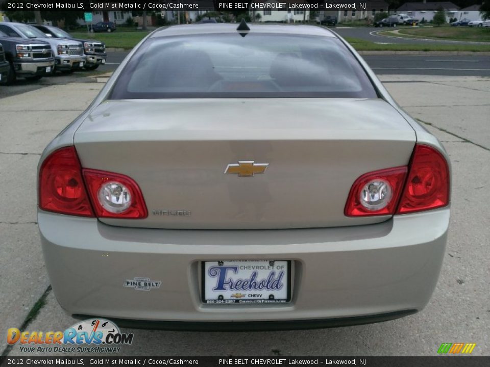 2012 Chevrolet Malibu LS Gold Mist Metallic / Cocoa/Cashmere Photo #6
