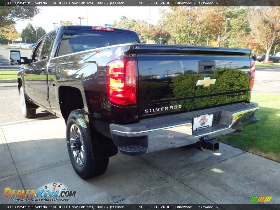 2015 Chevrolet Silverado 2500HD LT Crew Cab 4x4 Black / Jet Black Photo #2