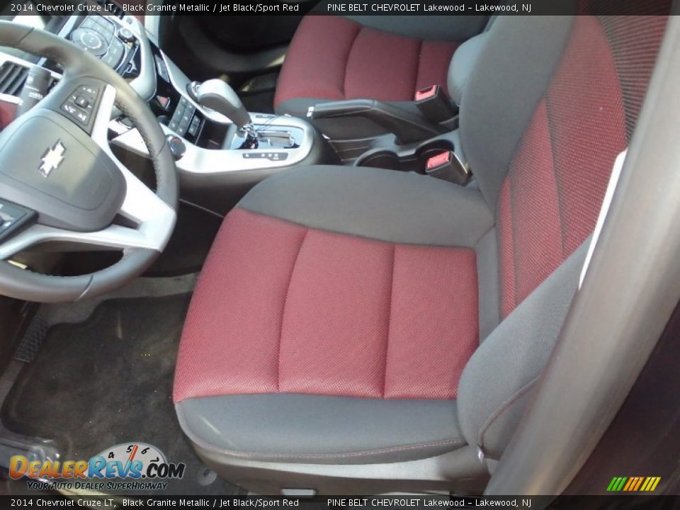 2014 Chevrolet Cruze LT Black Granite Metallic / Jet Black/Sport Red Photo #3