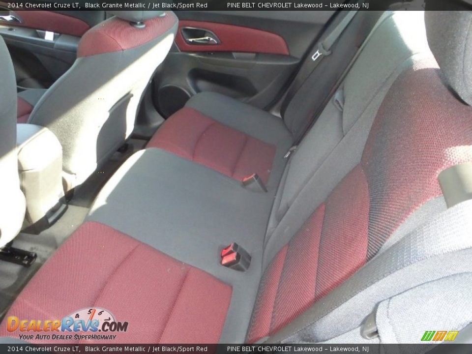 2014 Chevrolet Cruze LT Black Granite Metallic / Jet Black/Sport Red Photo #4