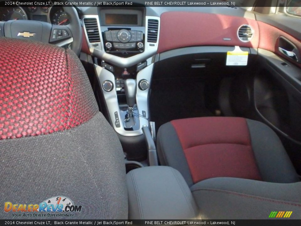 2014 Chevrolet Cruze LT Black Granite Metallic / Jet Black/Sport Red Photo #5