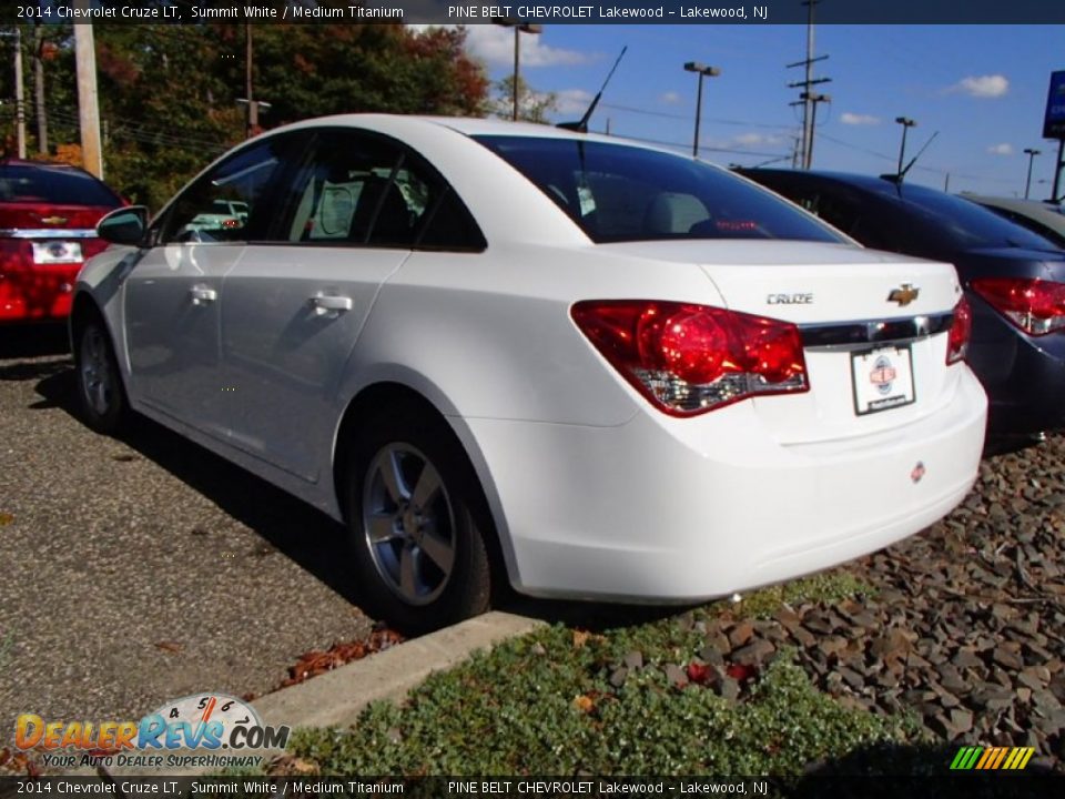 2014 Chevrolet Cruze LT Summit White / Medium Titanium Photo #2