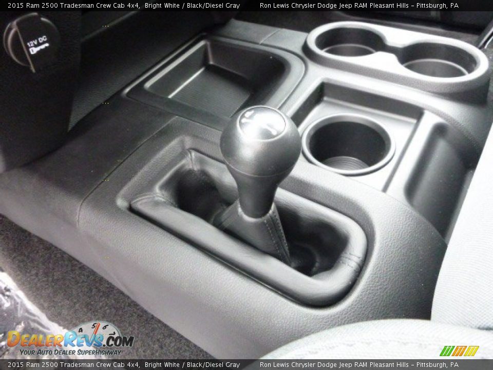 2015 Ram 2500 Tradesman Crew Cab 4x4 Bright White / Black/Diesel Gray Photo #17