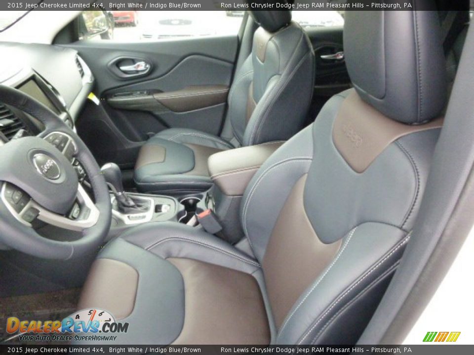 Front Seat of 2015 Jeep Cherokee Limited 4x4 Photo #13