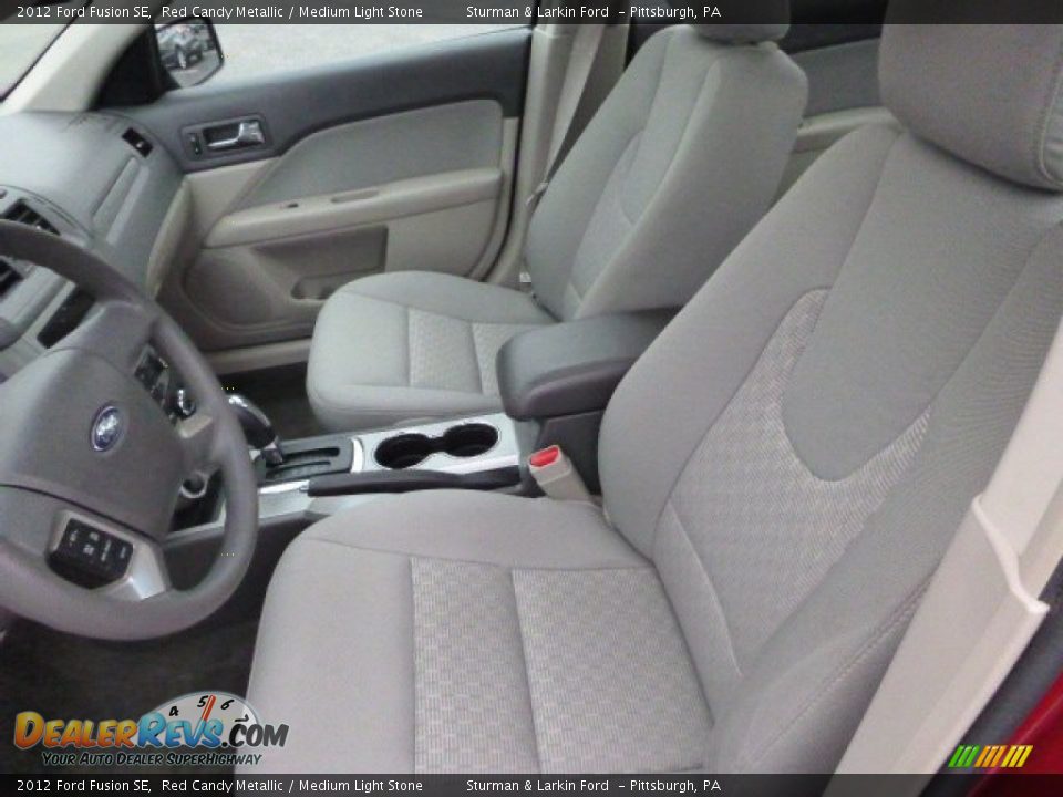 2012 Ford Fusion SE Red Candy Metallic / Medium Light Stone Photo #8