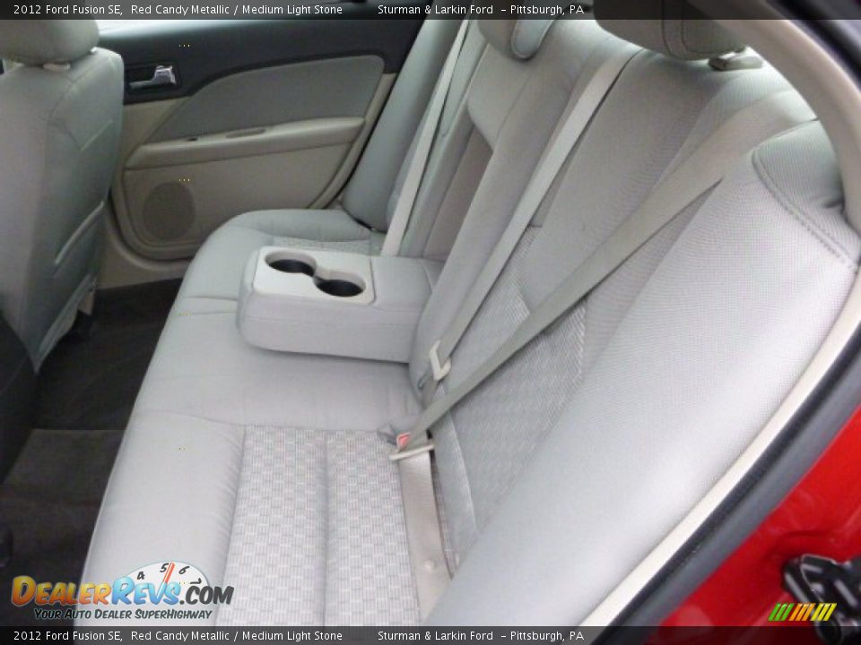 2012 Ford Fusion SE Red Candy Metallic / Medium Light Stone Photo #9