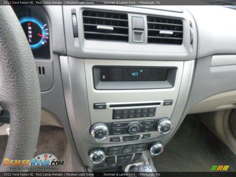 2012 Ford Fusion SE Red Candy Metallic / Medium Light Stone Photo #13