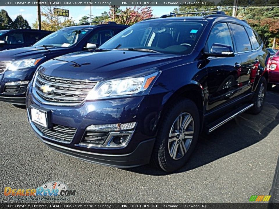 2015 Chevrolet Traverse LT AWD Blue Velvet Metallic / Ebony Photo #1
