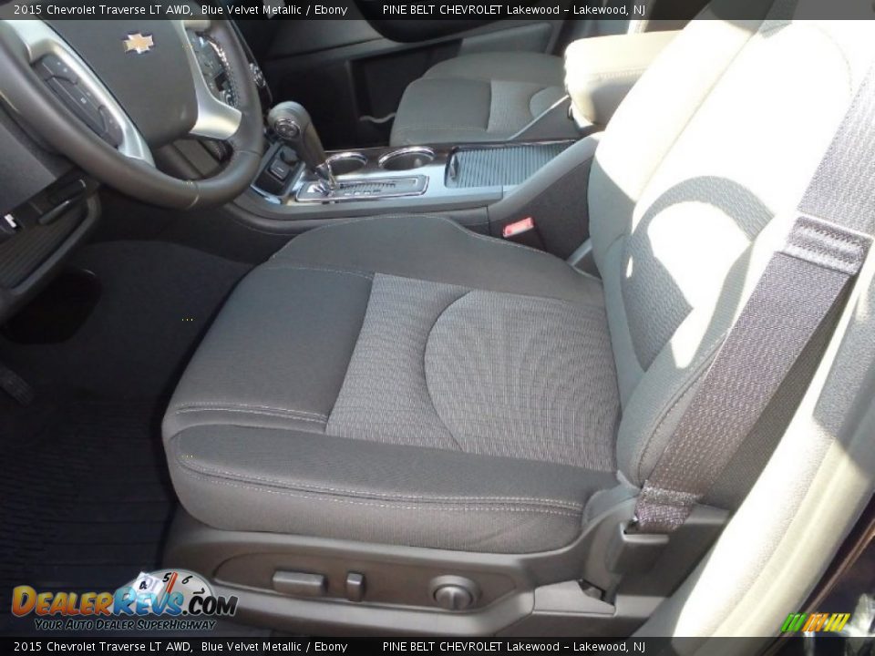 2015 Chevrolet Traverse LT AWD Blue Velvet Metallic / Ebony Photo #4