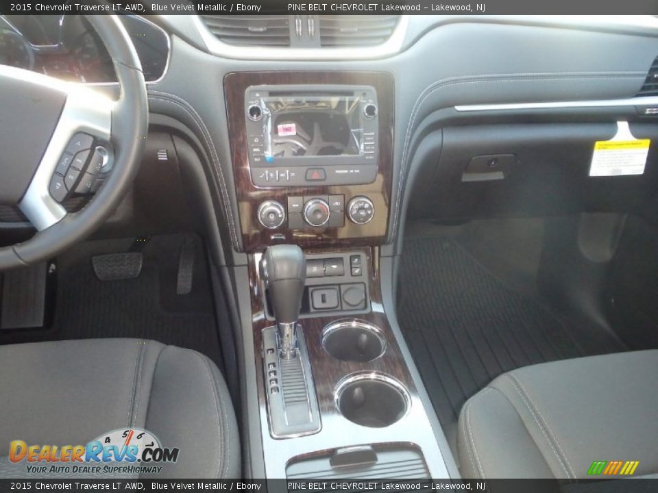 2015 Chevrolet Traverse LT AWD Blue Velvet Metallic / Ebony Photo #7