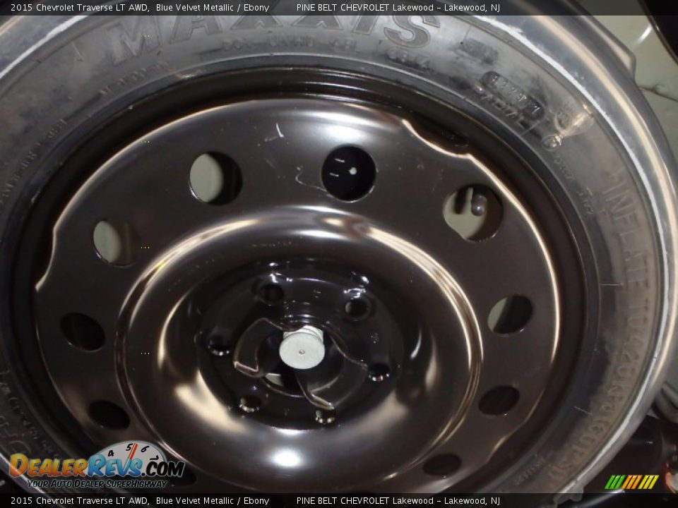 2015 Chevrolet Traverse LT AWD Blue Velvet Metallic / Ebony Photo #10