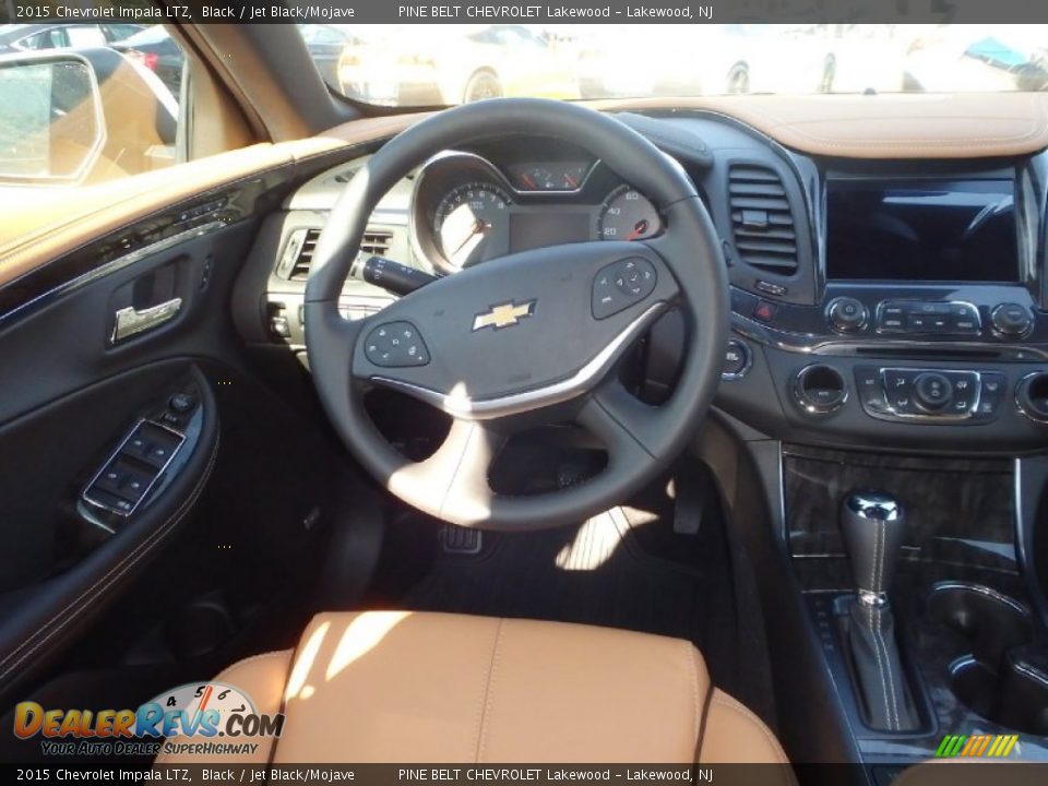 2015 Chevrolet Impala LTZ Black / Jet Black/Mojave Photo #7