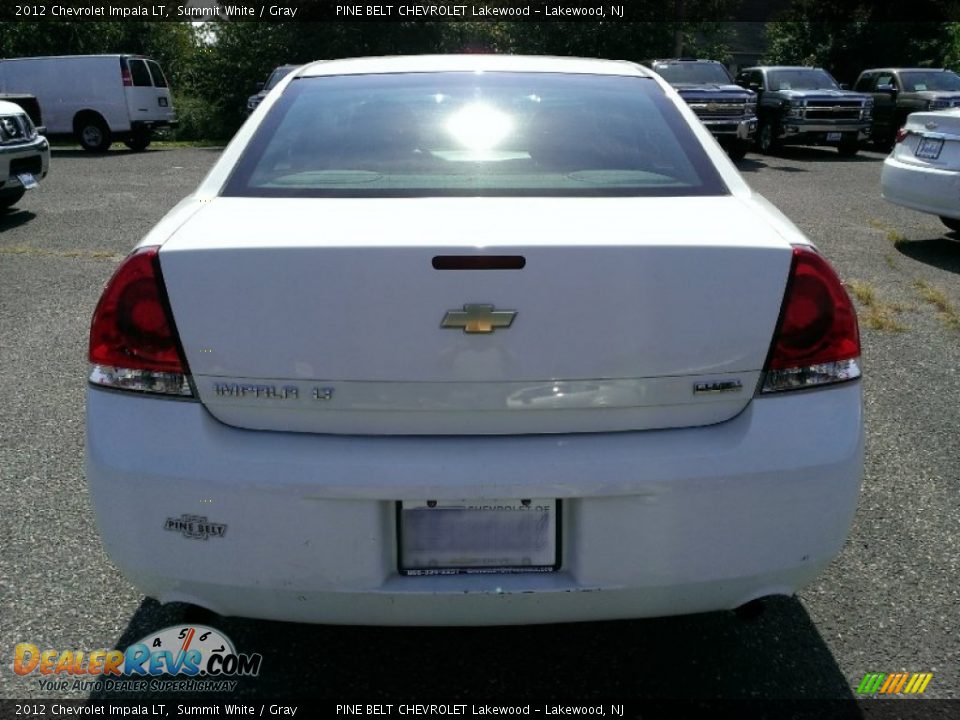 2012 Chevrolet Impala LT Summit White / Gray Photo #6