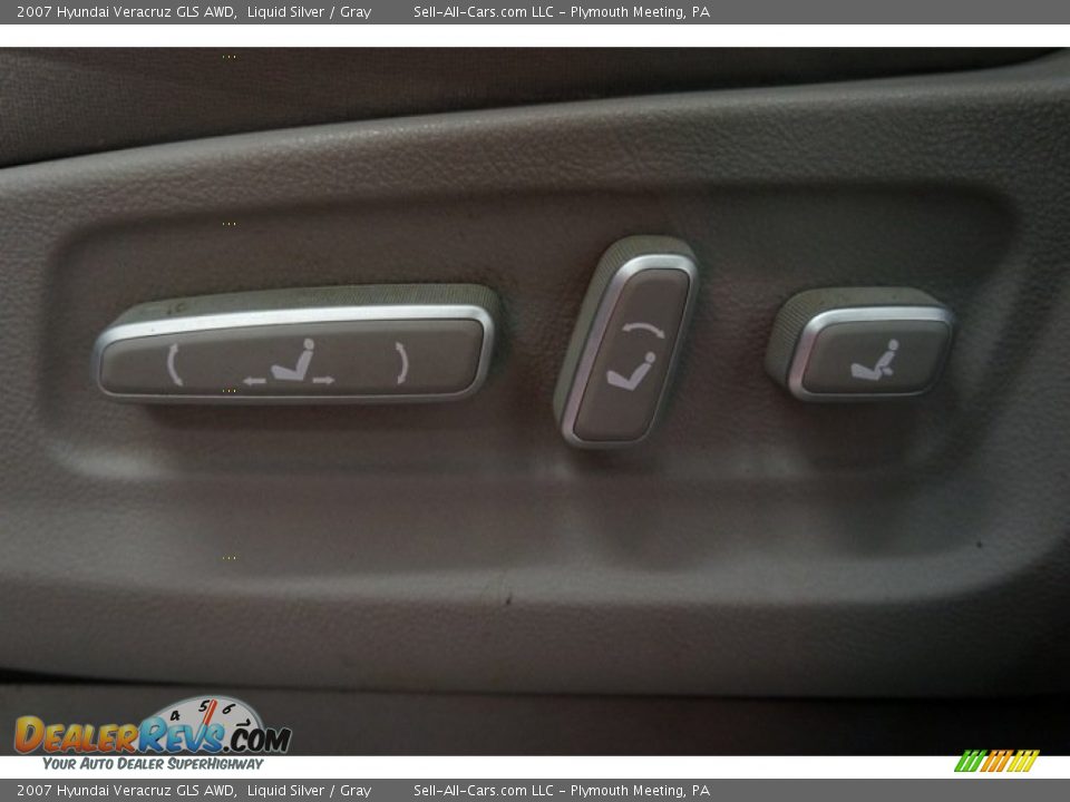 2007 Hyundai Veracruz GLS AWD Liquid Silver / Gray Photo #18