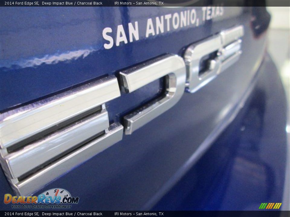 2014 Ford Edge SE Deep Impact Blue / Charcoal Black Photo #6