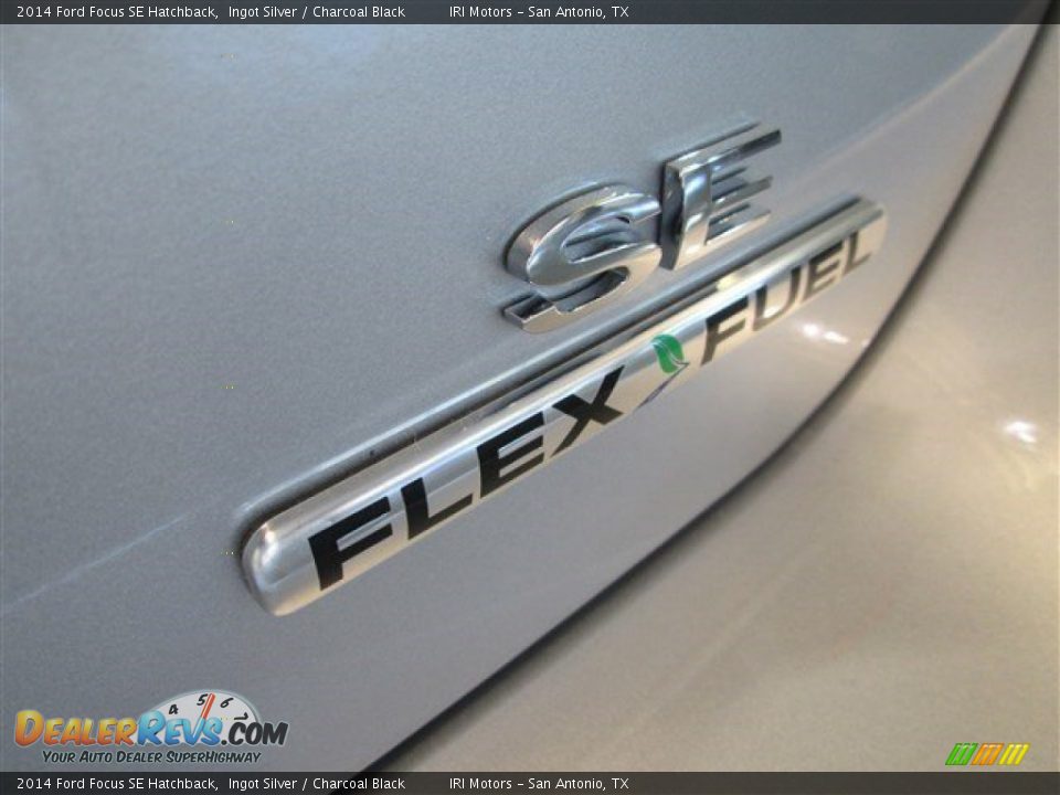 2014 Ford Focus SE Hatchback Ingot Silver / Charcoal Black Photo #7
