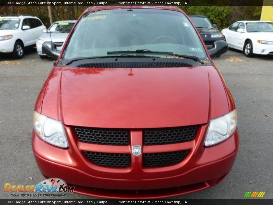 2002 Dodge Grand Caravan Sport Inferno Red Pearl / Taupe Photo #6