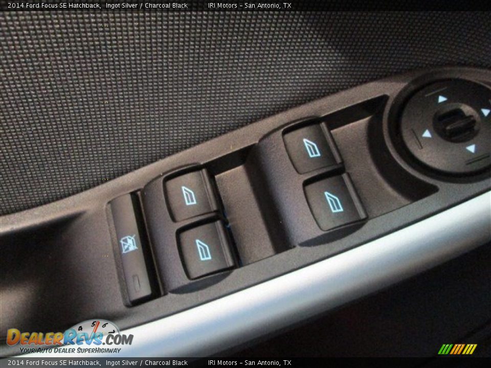 2014 Ford Focus SE Hatchback Ingot Silver / Charcoal Black Photo #21