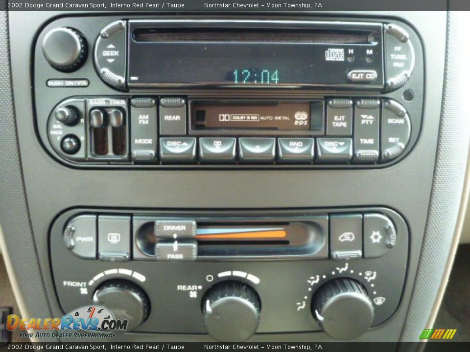 2002 Dodge Grand Caravan Sport Inferno Red Pearl / Taupe Photo #13