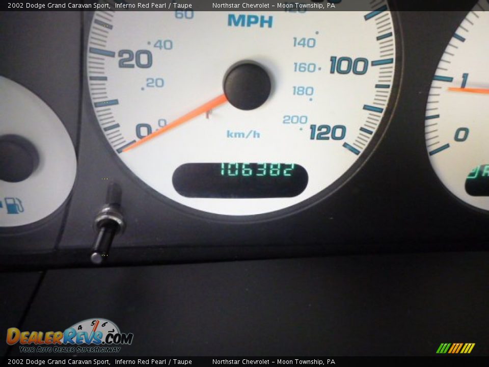 2002 Dodge Grand Caravan Sport Inferno Red Pearl / Taupe Photo #14