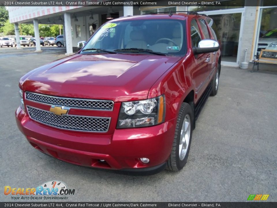 2014 Chevrolet Suburban LTZ 4x4 Crystal Red Tintcoat / Light Cashmere/Dark Cashmere Photo #1