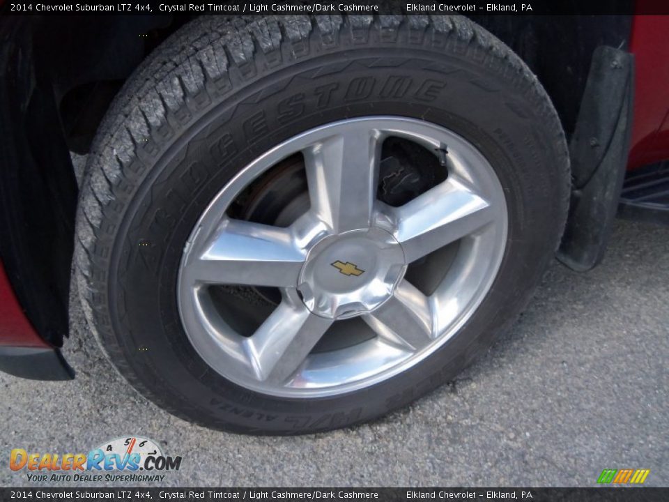2014 Chevrolet Suburban LTZ 4x4 Crystal Red Tintcoat / Light Cashmere/Dark Cashmere Photo #2