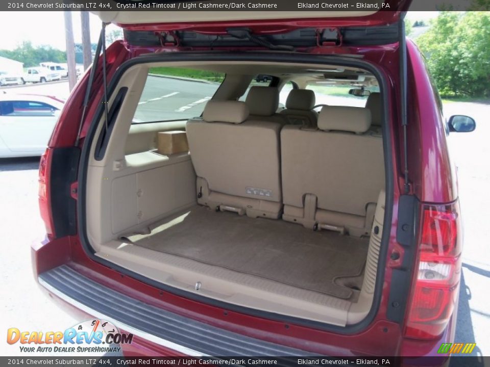 2014 Chevrolet Suburban LTZ 4x4 Crystal Red Tintcoat / Light Cashmere/Dark Cashmere Photo #7