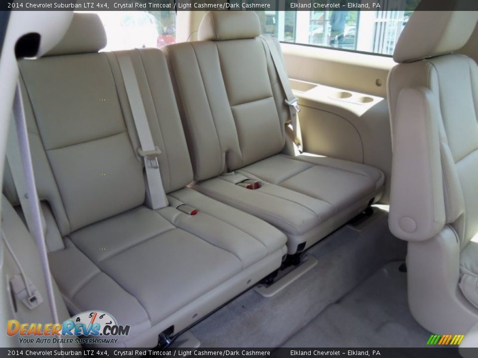 2014 Chevrolet Suburban LTZ 4x4 Crystal Red Tintcoat / Light Cashmere/Dark Cashmere Photo #13