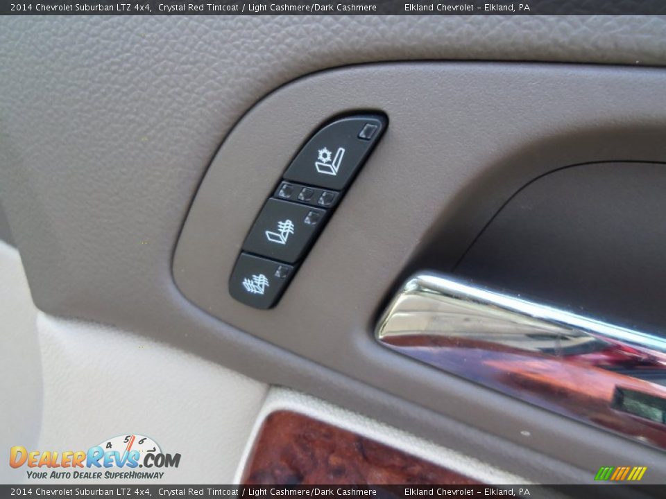 2014 Chevrolet Suburban LTZ 4x4 Crystal Red Tintcoat / Light Cashmere/Dark Cashmere Photo #15