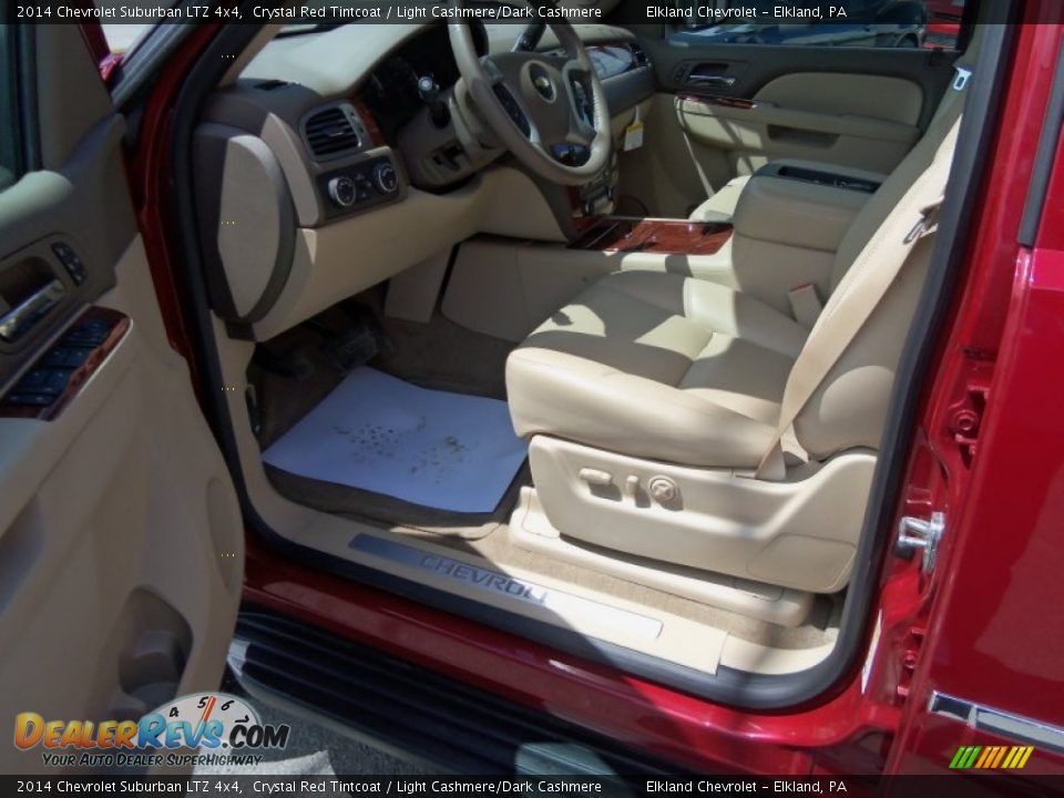 2014 Chevrolet Suburban LTZ 4x4 Crystal Red Tintcoat / Light Cashmere/Dark Cashmere Photo #20