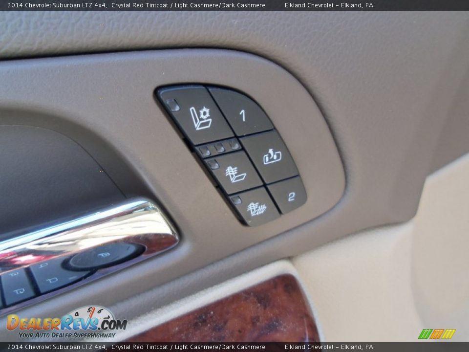 2014 Chevrolet Suburban LTZ 4x4 Crystal Red Tintcoat / Light Cashmere/Dark Cashmere Photo #21