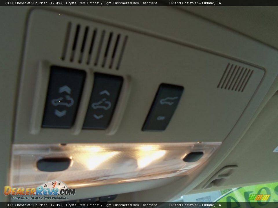 2014 Chevrolet Suburban LTZ 4x4 Crystal Red Tintcoat / Light Cashmere/Dark Cashmere Photo #24