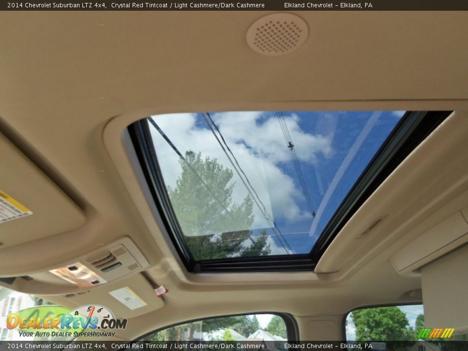 2014 Chevrolet Suburban LTZ 4x4 Crystal Red Tintcoat / Light Cashmere/Dark Cashmere Photo #25