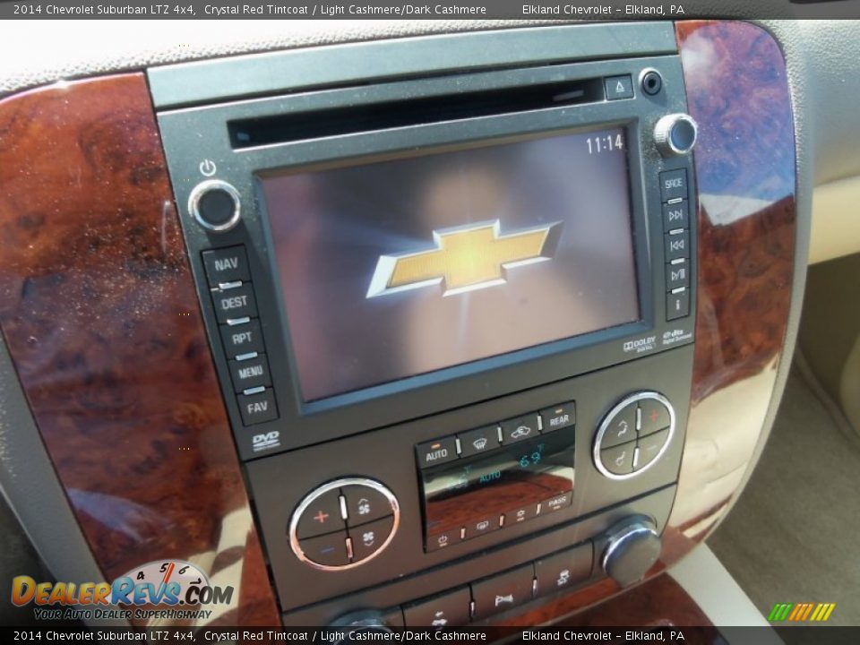 2014 Chevrolet Suburban LTZ 4x4 Crystal Red Tintcoat / Light Cashmere/Dark Cashmere Photo #26