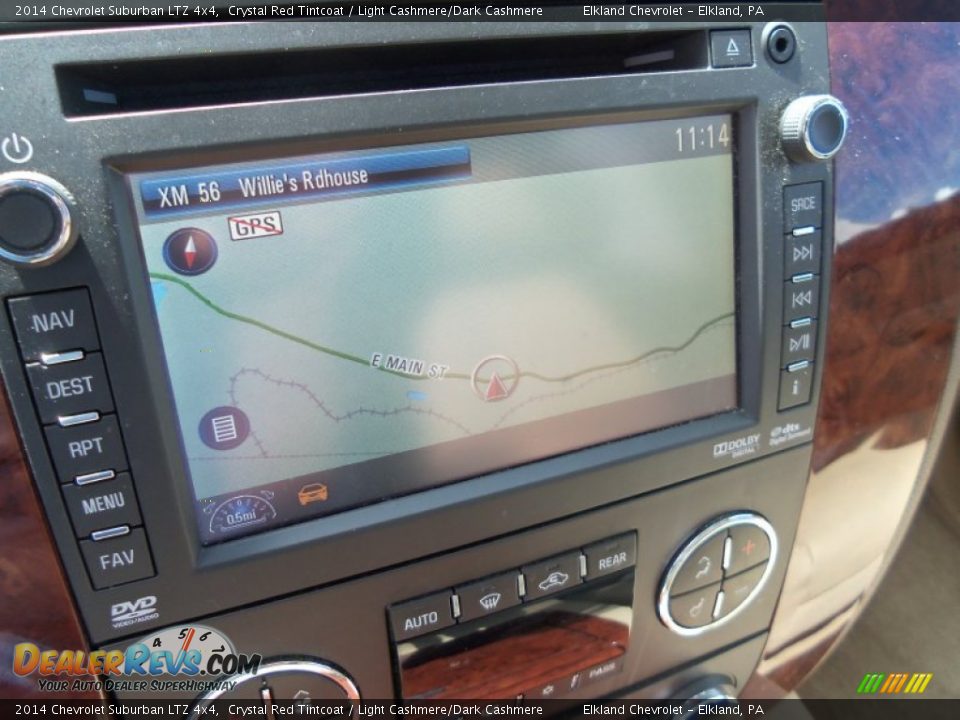 2014 Chevrolet Suburban LTZ 4x4 Crystal Red Tintcoat / Light Cashmere/Dark Cashmere Photo #27