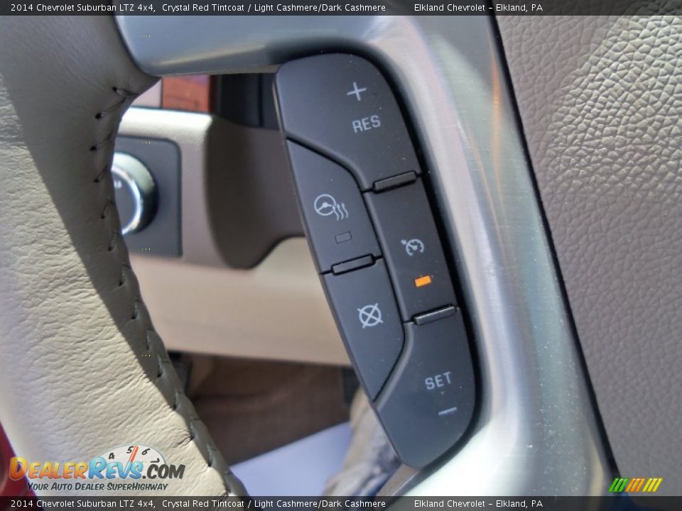 2014 Chevrolet Suburban LTZ 4x4 Crystal Red Tintcoat / Light Cashmere/Dark Cashmere Photo #31